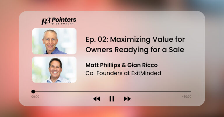 maximizing value for owners readying for a sale matt phillips gian ricco